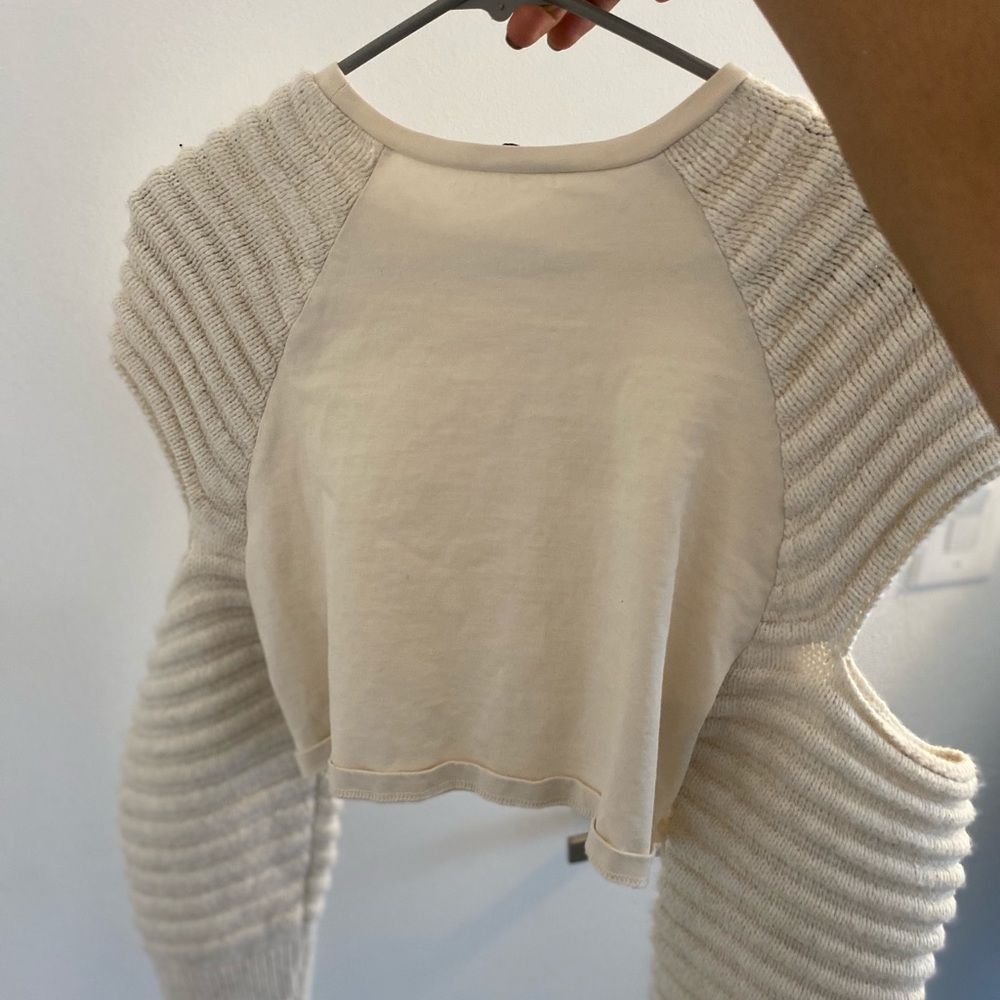Zara longsleeve crop